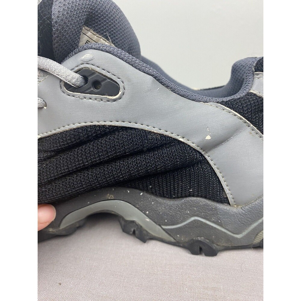 ECCO Gray Faux Leather Hiking Shoes US Men's 6-6.5 Gore-Tex Receptor Line READ - Picture 10 of 11